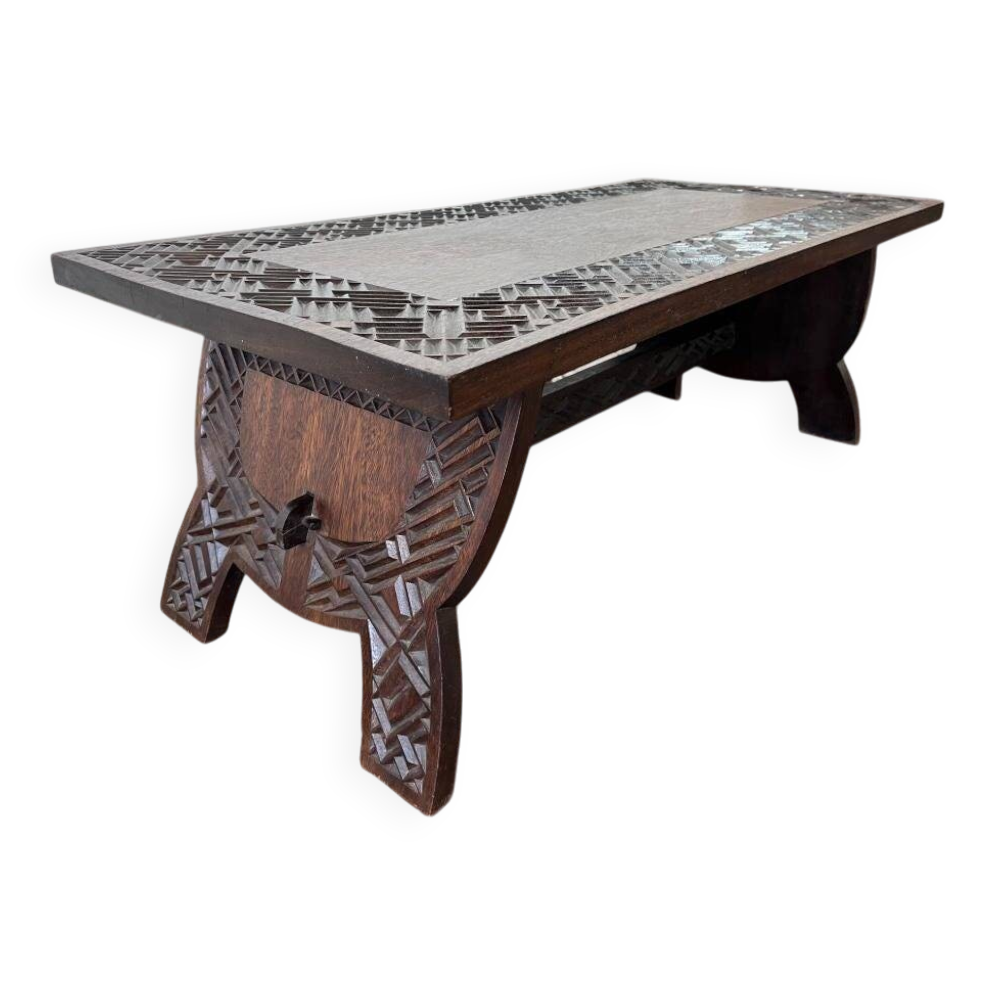 Vintage Brutalist Coffee Table / Coffee Table