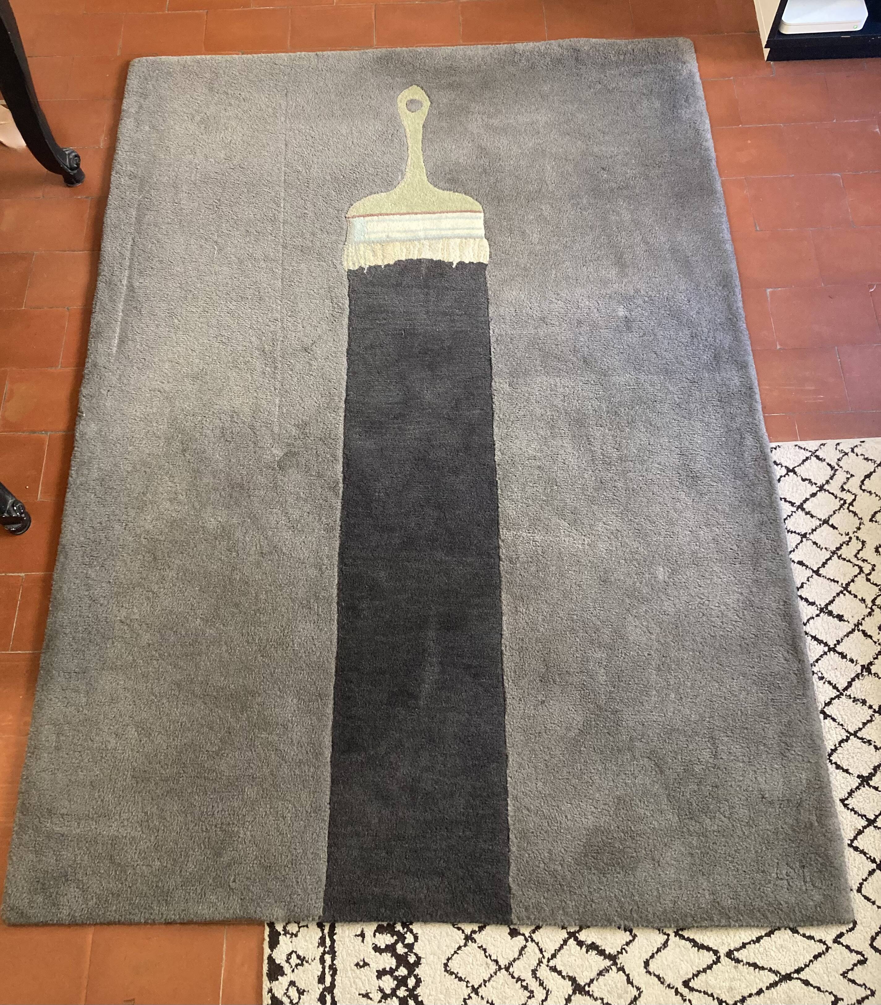 Carpet by the artist H. Mc CONNICO for TOULEMONDE BOCHART 100% wool