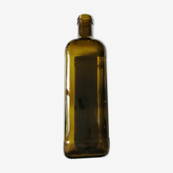 Square amber bottle