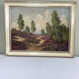 Painting "Path in the heather"