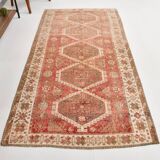 4x8 Red & Beige Oriental Persian Rug 135x255Cm SK 22292