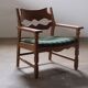 Razorblade Danish Brutalist Lounge Chair Henning Kjærnulf, 1960s Danish