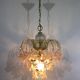 Pink flowers tassel chandelier