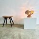 Sculptural Table Lamp In Copper By Aimo Tukiainen For Oy Moonlight, Finland 1970S