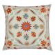 SET OF 2 - 100% Silk Cushion Covers. Embroidered Accent Pillows. Suzani Throw Pillows