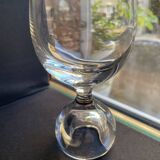 5 Crystal wine glasses – Hollow ball base