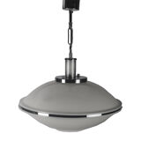 White ufo space age pendant lamp