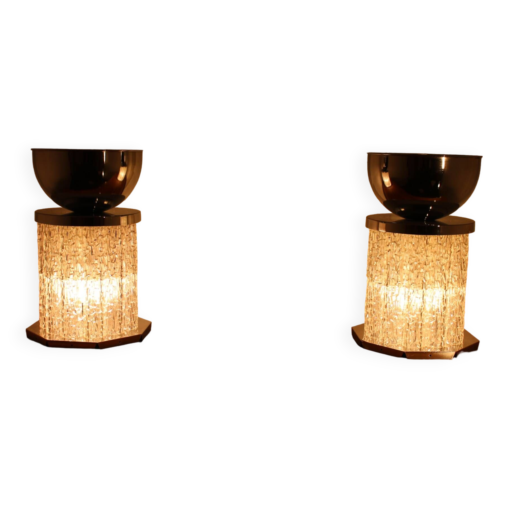 Pair of lamps 1970