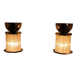 Paire de lampes 1970