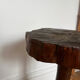 Tabouret tripode brutaliste