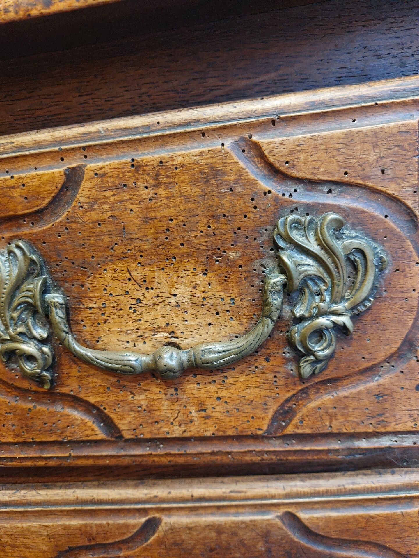 Small Louis XIV period chest of drawers in its original condition.