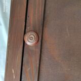 Wooden cabinet with one door