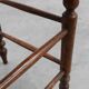 Antique French wooden Stool with Cane Seat, Early 19th Century
