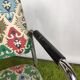 Vintage fabric desk and chrome stainless steel swivel on wheels