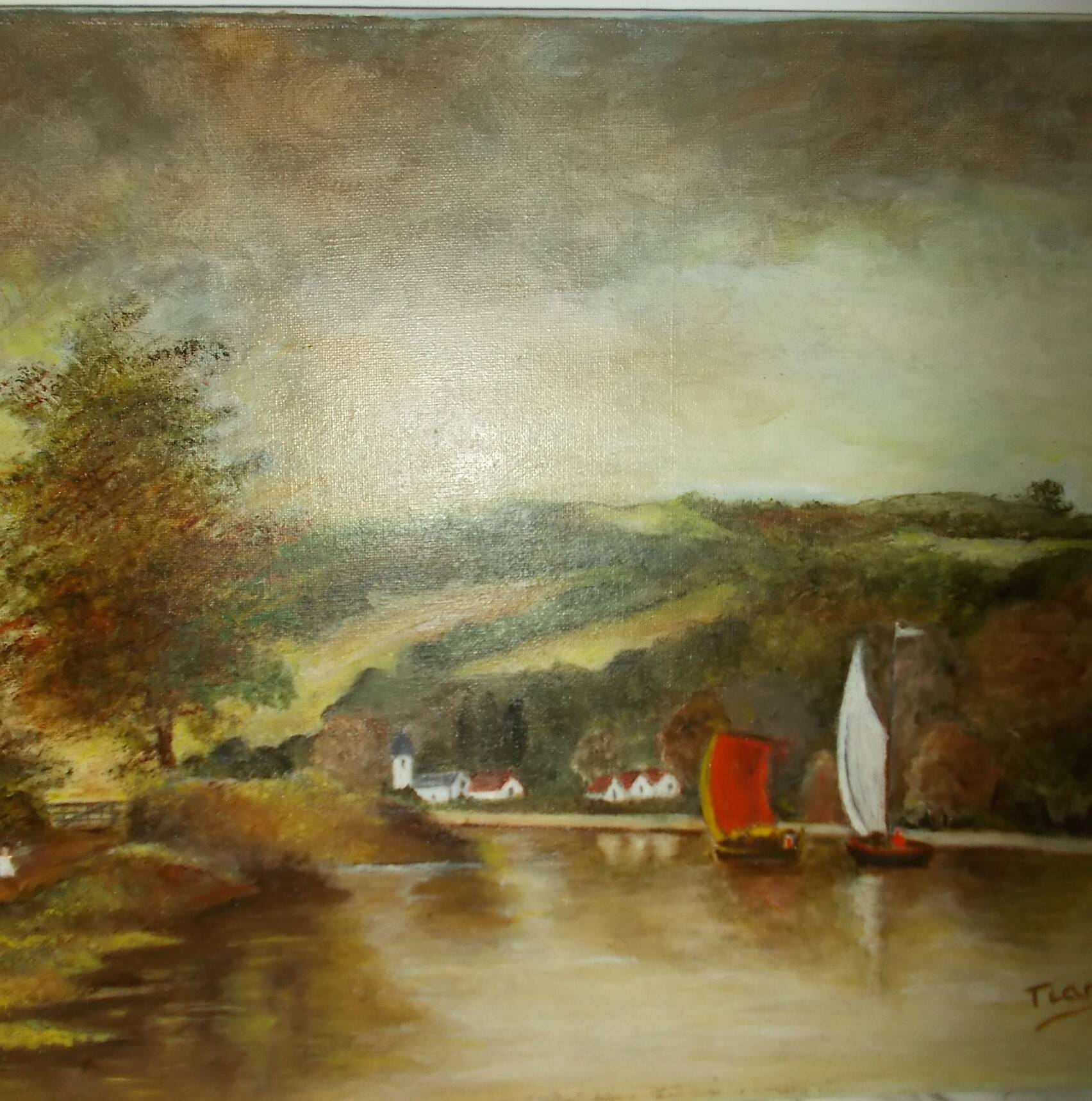 Oil painting on canvas