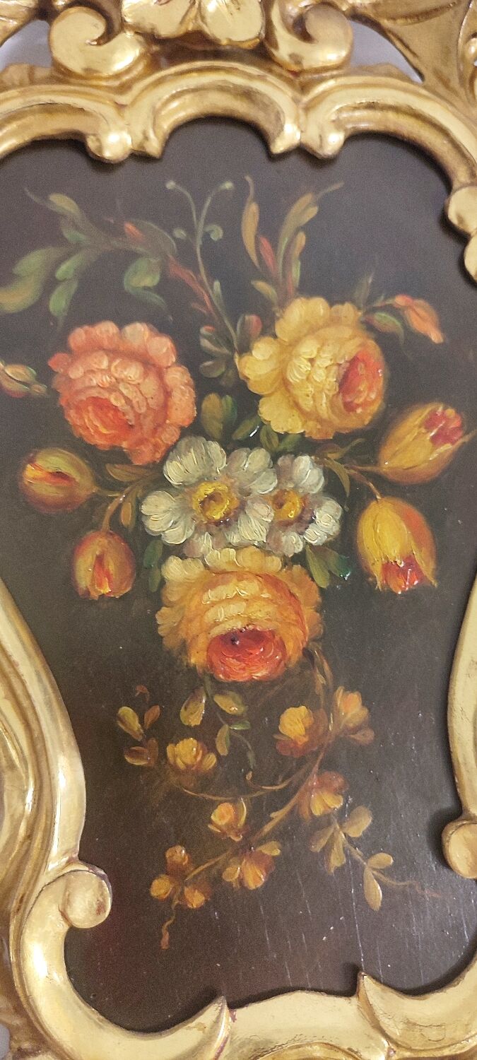 Oil paintings on panel. France, 1930s.