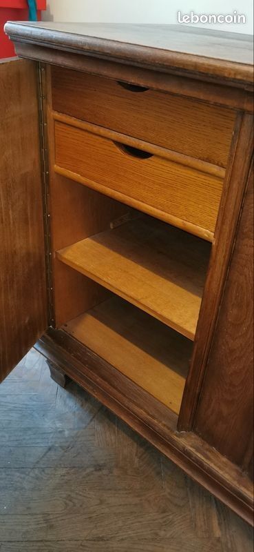 1930s Art Deco sideboard in solid oak