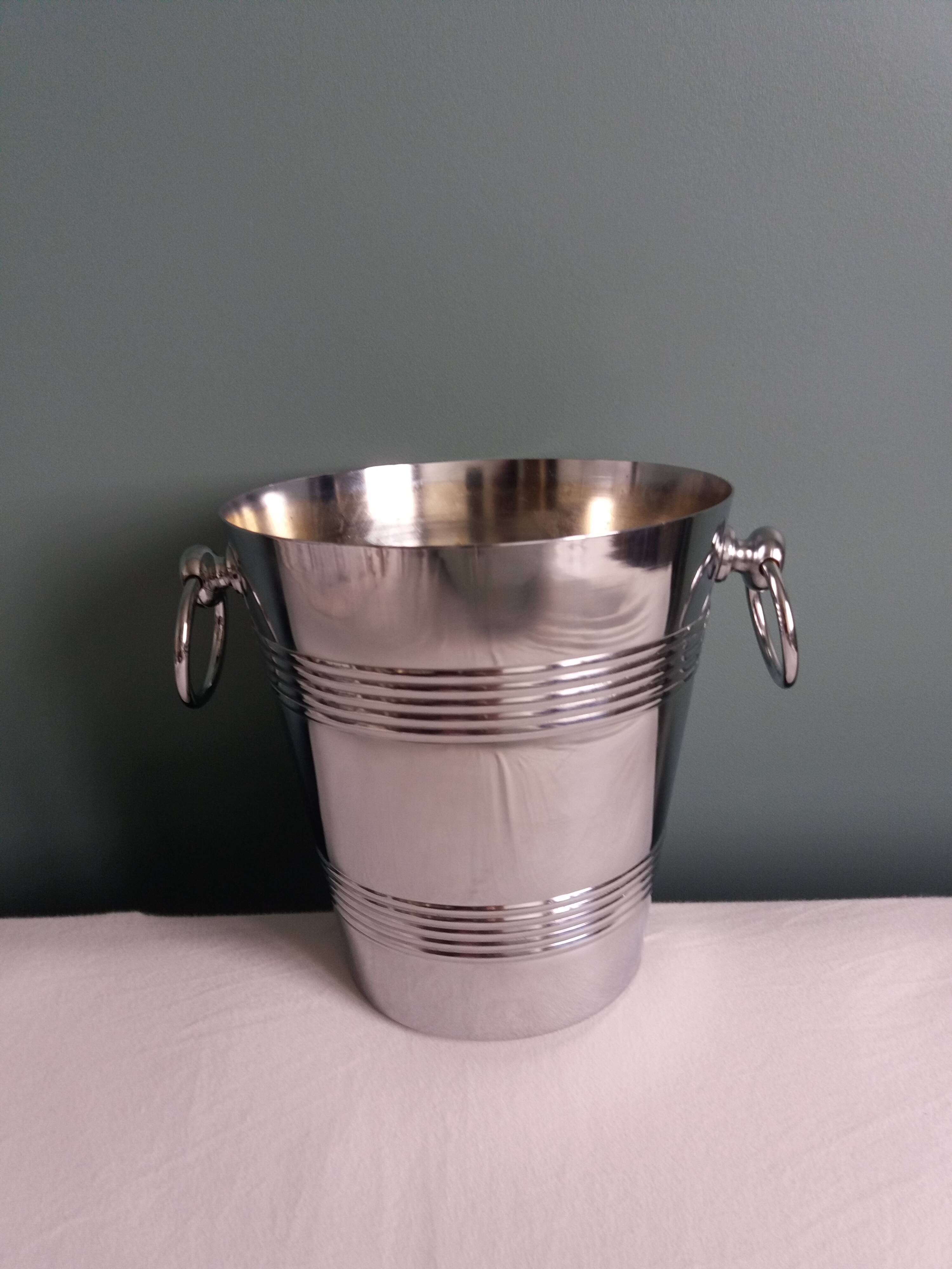 Silver-plated champagne bucket