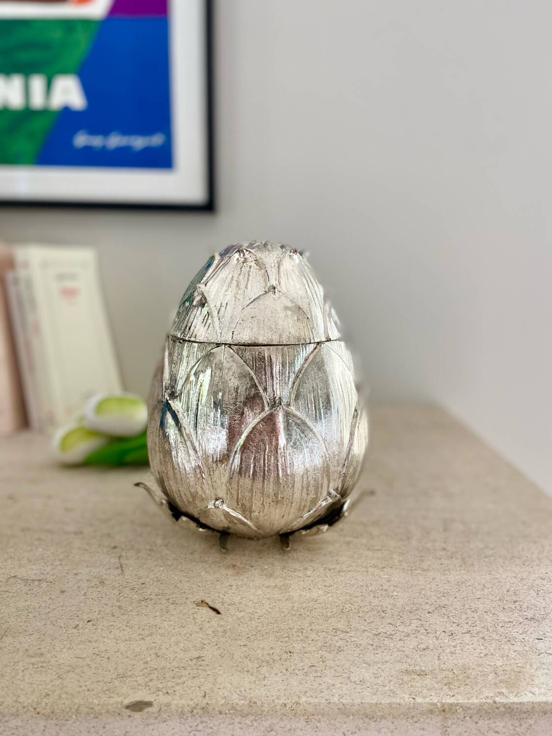 "Artichoke" ice bucket by Mauro Manetti for Fonderia Darte - circa