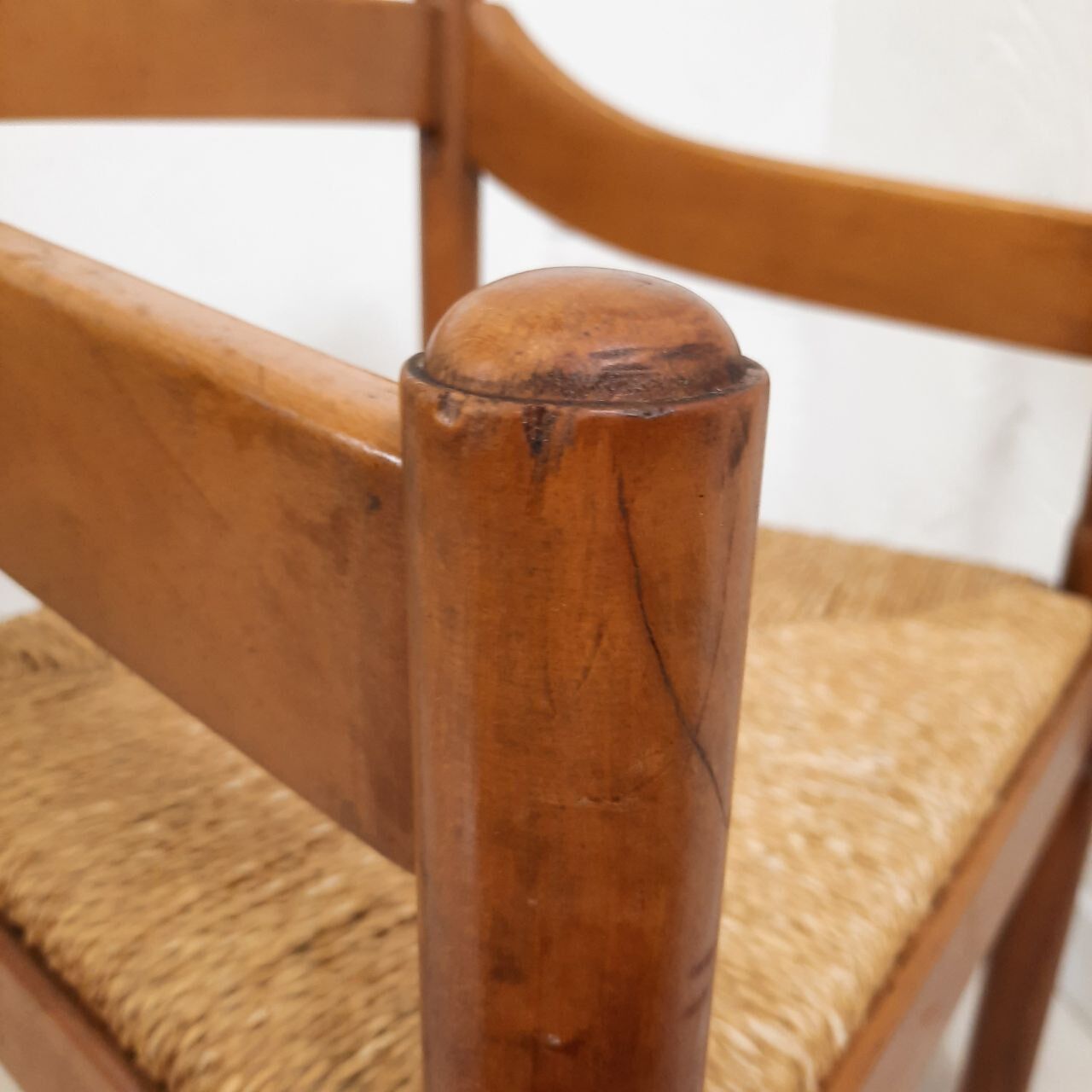 Pair of Carimate chairs by Vico Magistretti for Cassina 1960