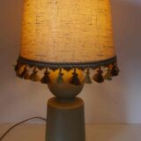 Lamp of the 7's years in ceramic