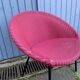 Armchair Lloyd Loom vintage rose