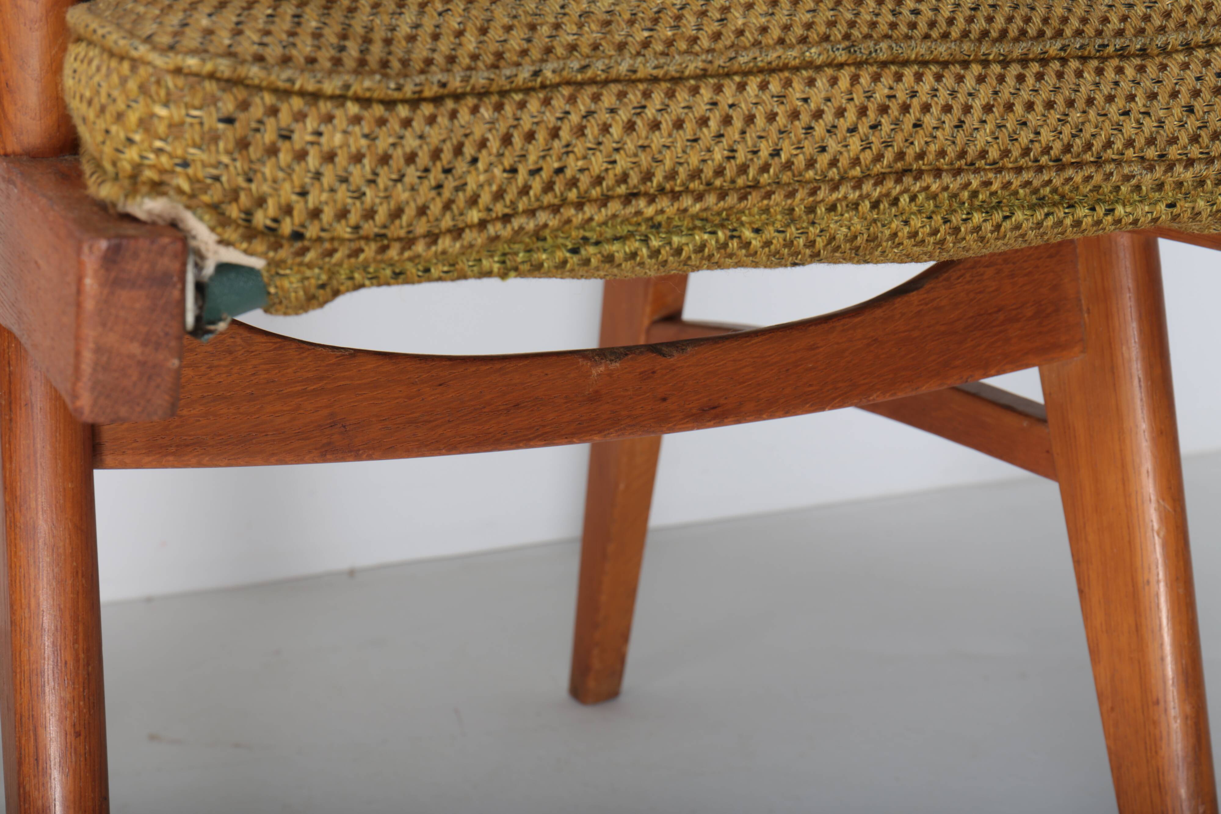 Set of 4 vintage Free-Span FS-116 armchairs, 50s