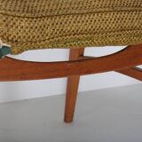 Set of 4 vintage Free-Span FS-116 armchairs, 50s