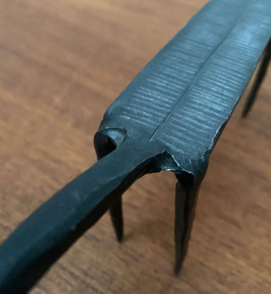 Mid-century wrought iron animal sculpture