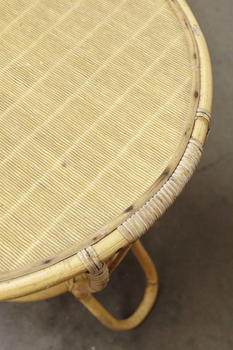 Rattan coffee table