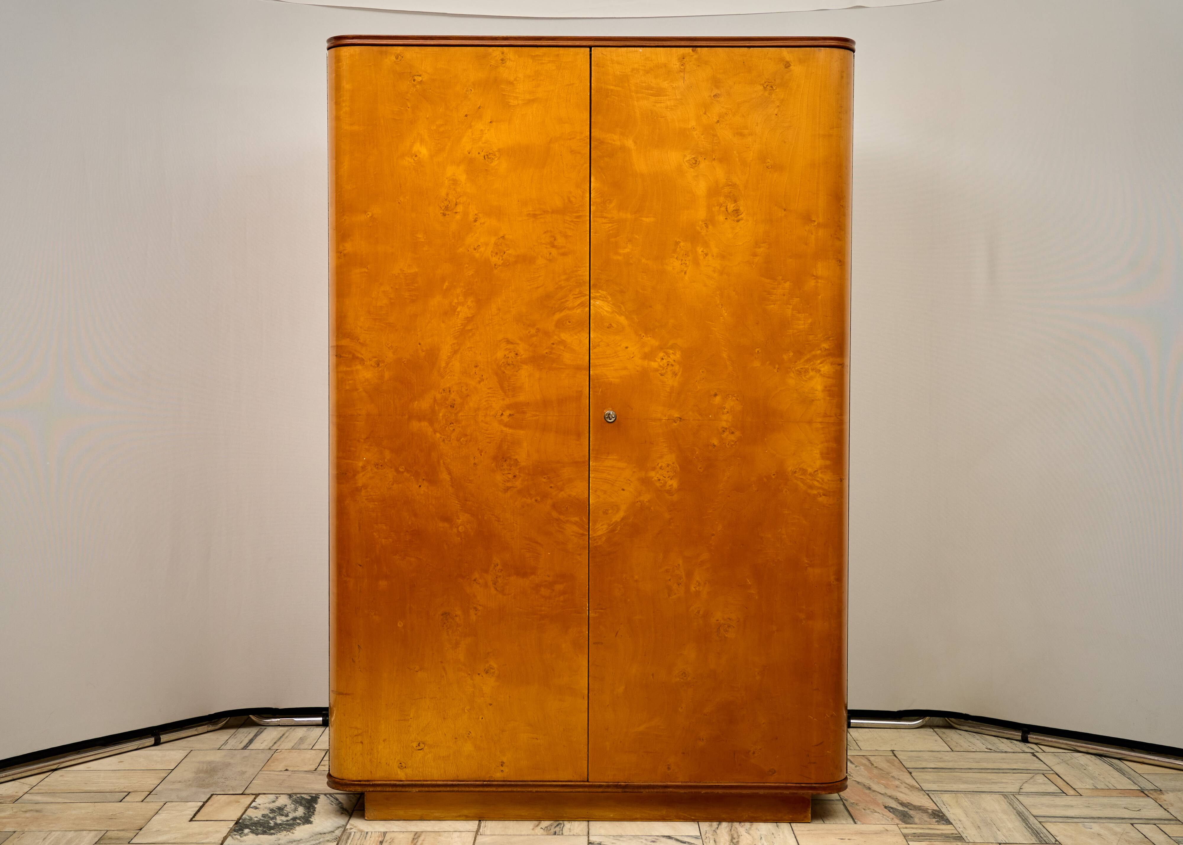 Art Deco Wardrobe by Jindrich Halabala for UP Závody