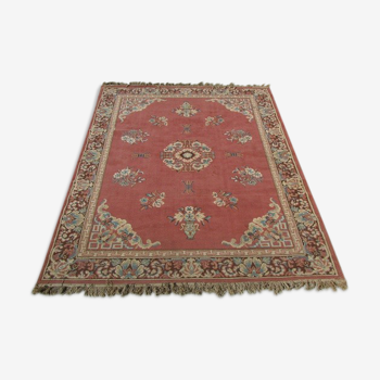 Classic Caucasian rug, pink floral - 168 X 225 cm