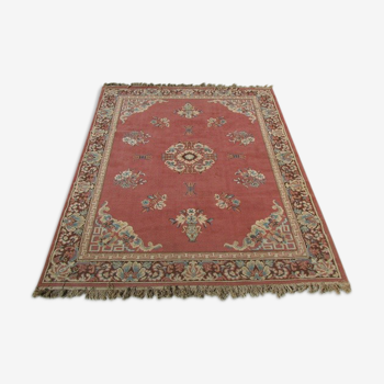 Tapis classique caucasien, floral rose - 168 x 225 cm