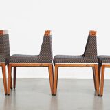 Set of 4 Art Deco dining chairs