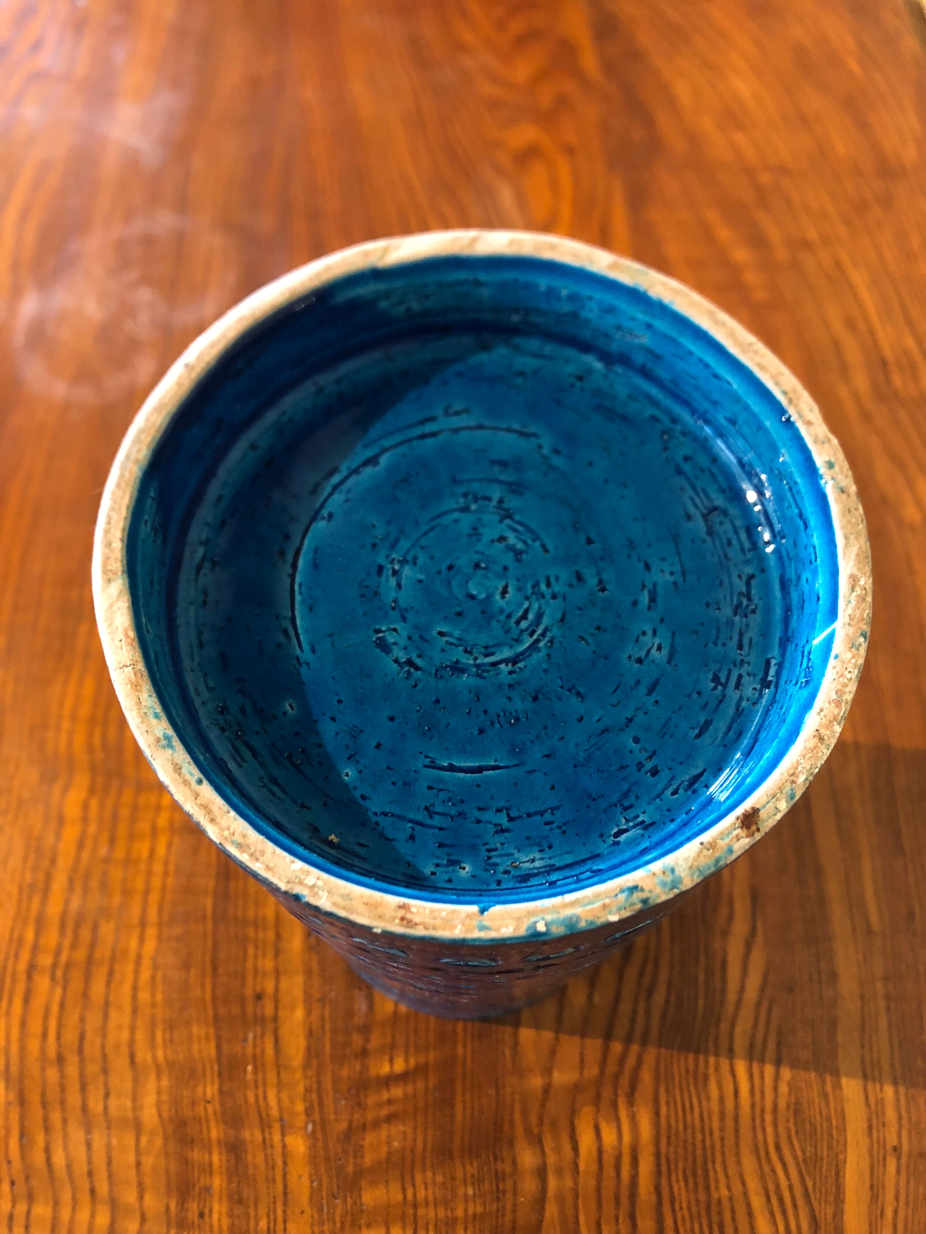 Rimini Blue vase by Aldo Londi for Bitossi