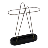 Modernist umbrella stand, Bauhaus style, in metal