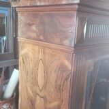 Louis Philippe Period Walnut Library Showcase