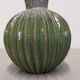 Contemporary cactus round vase in glazed dolomite ceramic.