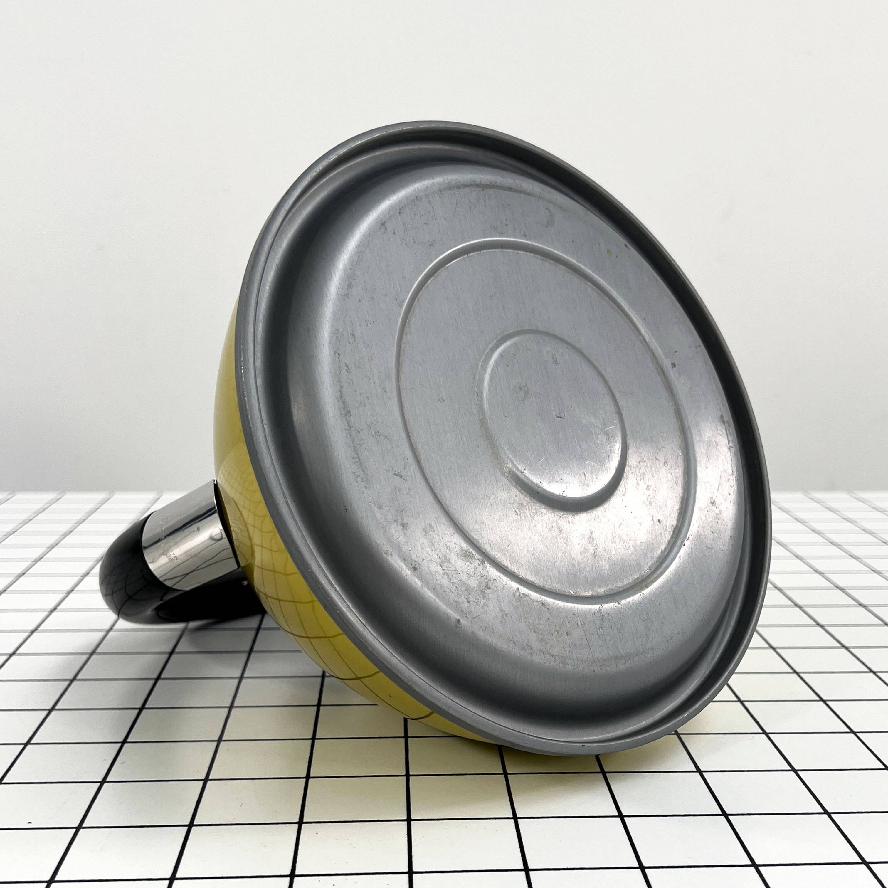 Postmodern yellow kettle by Mikado Japan, 1980
