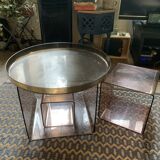 Set of 3 Michel Dumas nesting cube modules (+ free tray)