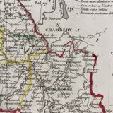 Old map of Isère