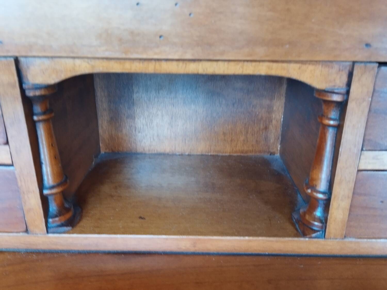 Antique cylindrical desk, Louis XVI style