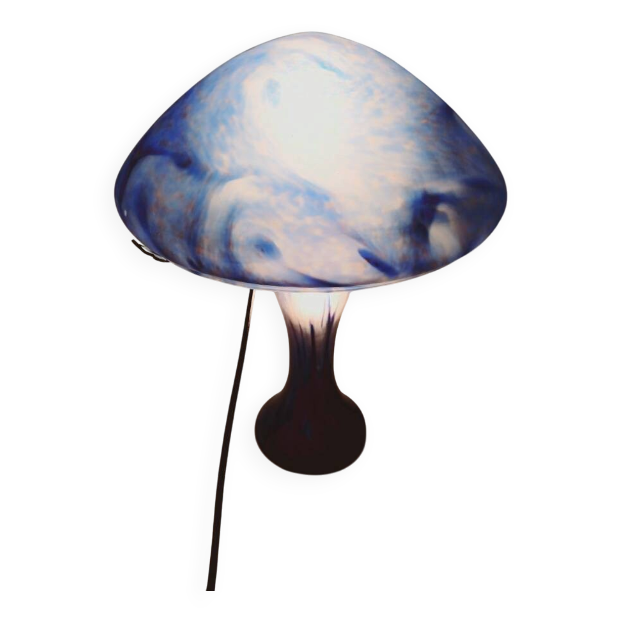 Lampe champignon Verrerie de Vianne