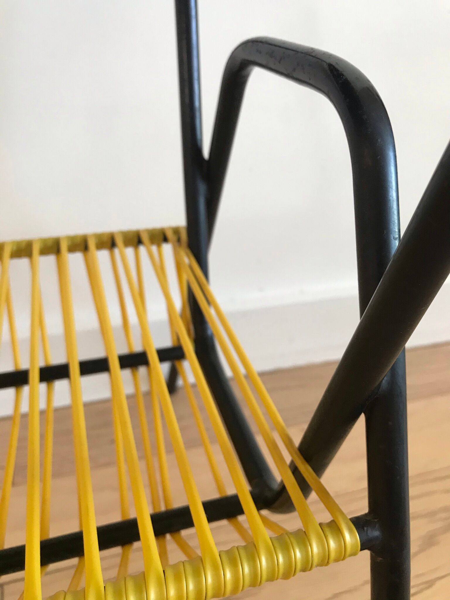 Platinum table range vinyl scoubidou vintage yellow