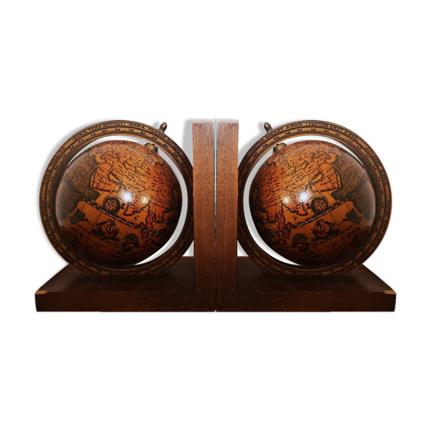 Globe bookends