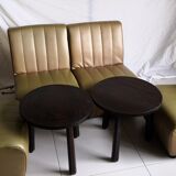 Modular sofa heaters vintage 4 places skaï