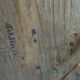 Wood and gilded stucco wall mirror