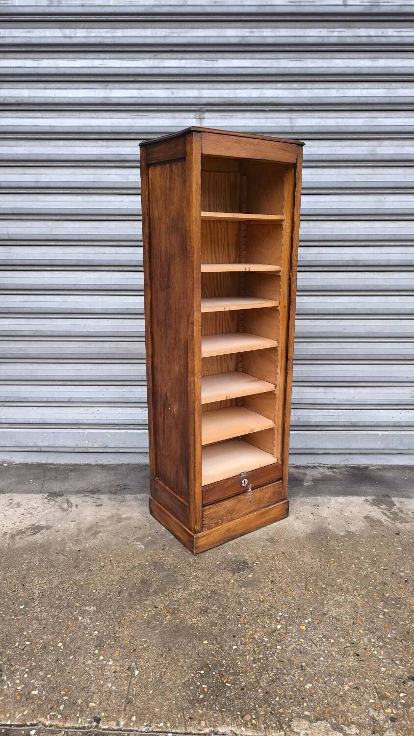 Solid oak filing cabinet 1950