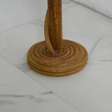 Lampe de table en roseau crayon moder du milieu du siècle