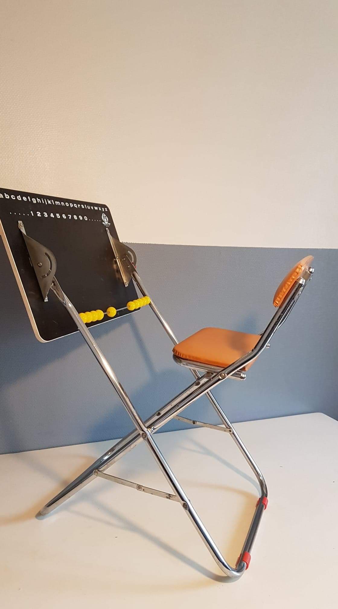 chaise bureau pliable pour enfant Gico toys des années 70
